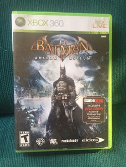 Xbox 360 Batman Arkham Asylum Game