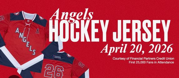 Angels Trout Hockey Jersey SGA 2026