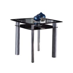 Tall Glass Table 