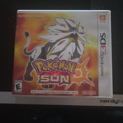 Pokemon Sun Game + Case