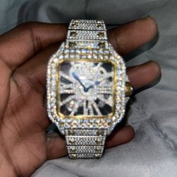 Mojssanite Cartier Watch