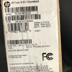 Hp Fortis 14 G11 Chromebook