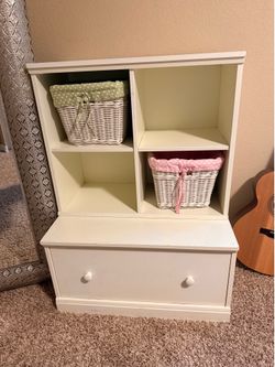 Moving Sale! 3 PotteryBarn Kids storage with baskets