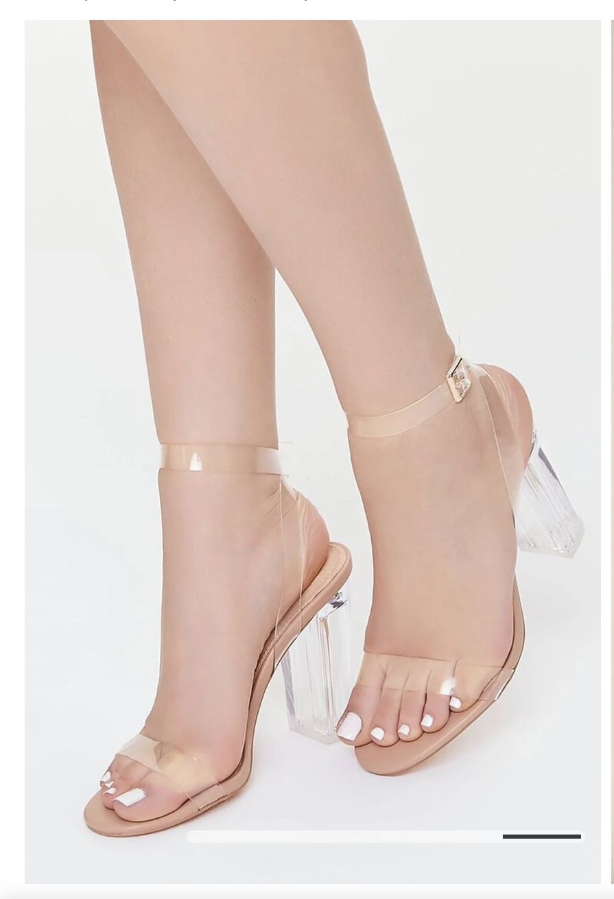 Olivia Clear Heels 