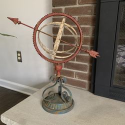 Decorative Metal Decor (sun dial decor)