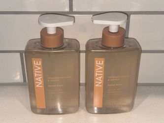 Set of 2 Native Toasted Vanilla & Honey Hand Soaps 13 Oz each