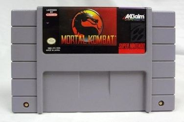 Super Nintendo Mortal Kombat 1 & 2 Cartridge Only Bundle!