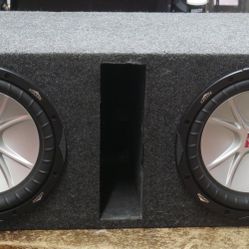 KICKER CVR10 2X10 INCH SPEAKERS CABINETS 877039-1 
