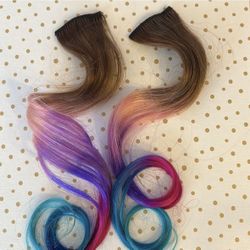 Never used Ombré 2” Hair extension, two