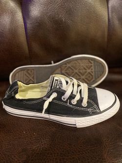 New! Youth Size 2 Converse No Tie Laces 
