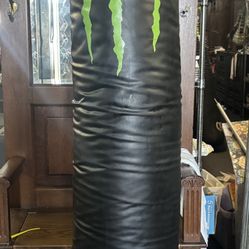 Rare 6’ Monster Energy Punching Bag