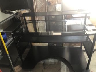 Black desk