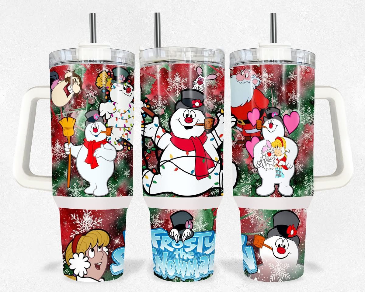 Frosty The Snowman Christmas 40oz Tumbler