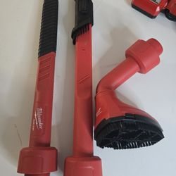 Milwaukee AIR-TIP Vacuum Attachment Set 3pc New Shop Vac Tools