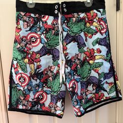 Marvel Men’s Swimsuit Medium 