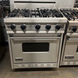 Viking 30”Wide All Gas Range Stove Stainless Steel 