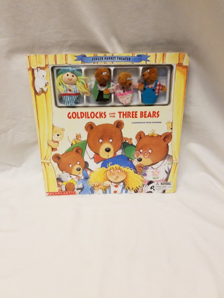 Goldilocks and The 3 Bears Finger Puppet Book