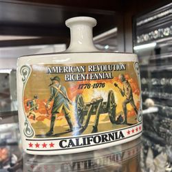 1970s Collectible Liquor Decanter “The American Revolution”