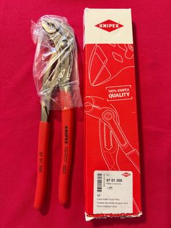 New knipex 12” cobra pliers