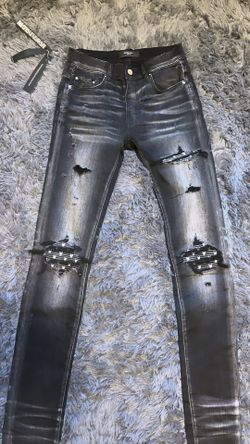 Amiri jeans play boys Black