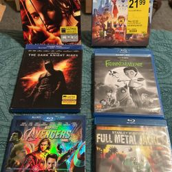Used Blu-Ray And DVD’s 5$ Each 