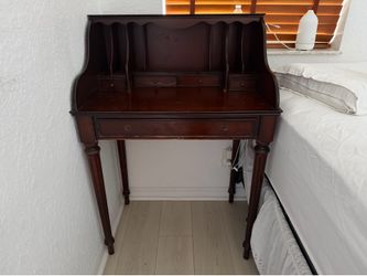 Vintage Bombay Company Solid Wood Secretary Desk / Writing Desk – Excellent Condition