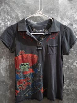 Vintage Y2K Polo Shirt (M)