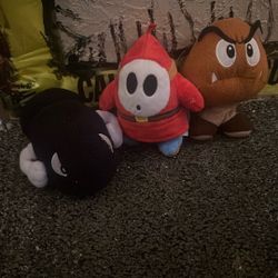 Mario Plushies 