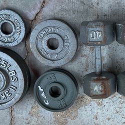 Dumbbells and Olympic plates