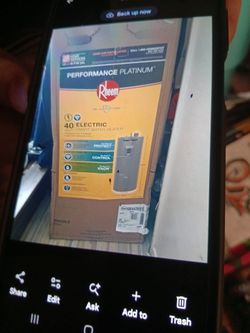 Rheem water heater