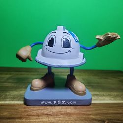 P G E Safety Bobblehead Hardhat