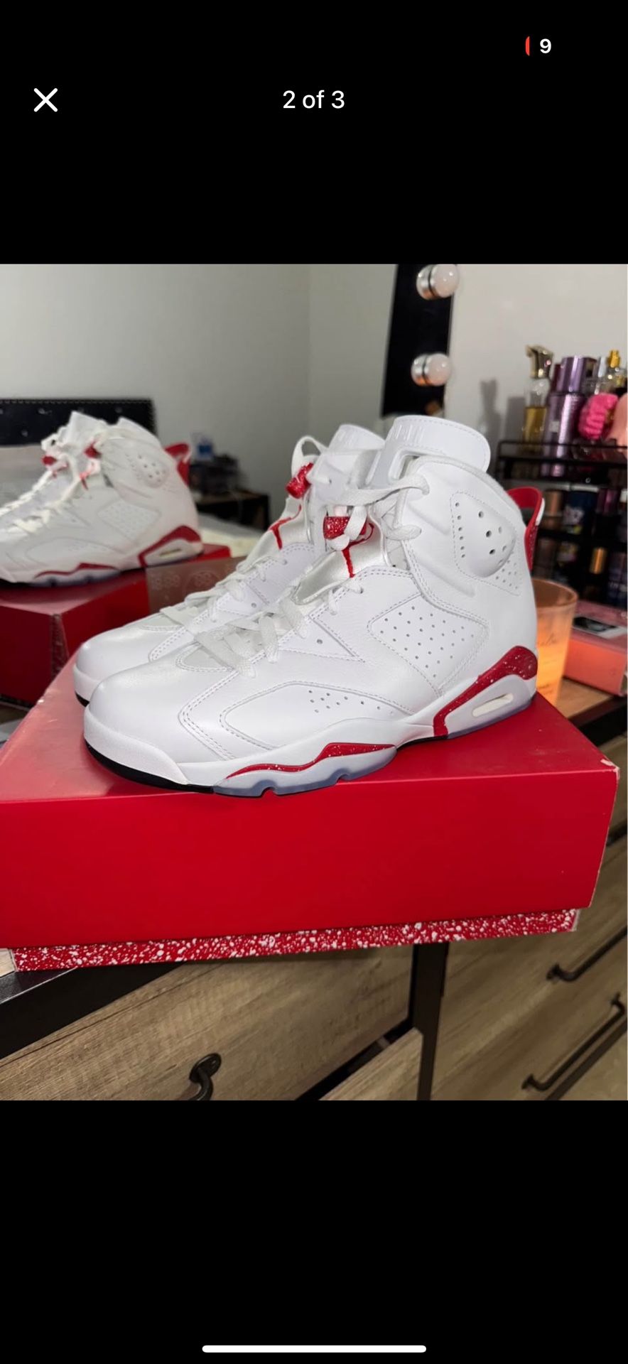 Jordan 6s Red Oero