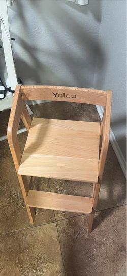 YOLEO wooden baby high chair