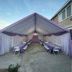 Rent Tent Drapping Chairs Tables Tables 
Chandelier tablecloth 
10x10 ,10x20, 10x30 
20x20, 20x30 , 20x40 
To book: 
Size: 
Event date: 
City: 
Colors