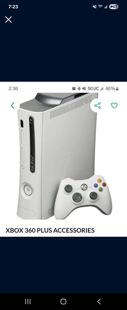 Xbox 360 With Accessories And Games