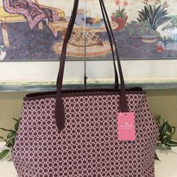 NWT AUTHENTIC LARGE KATE SPADE LINK TOTE FIRM