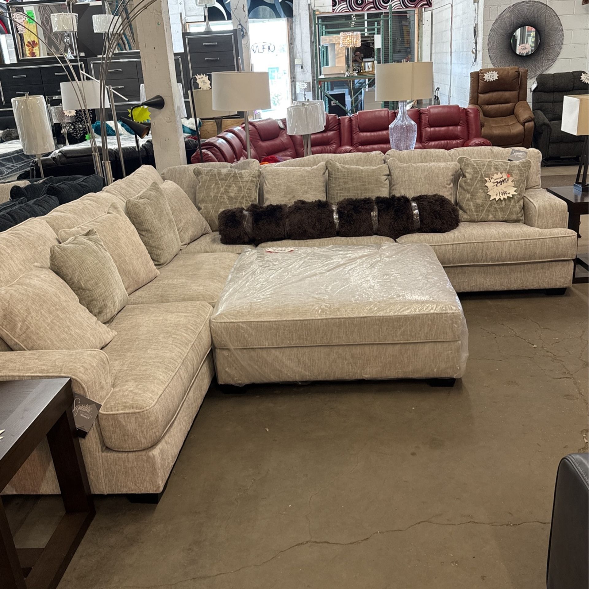 Plush Oversized Sectionals