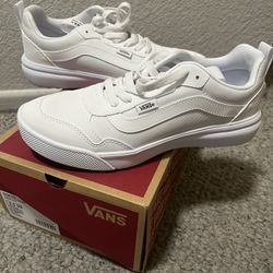 New Wonens 9.0 VANS Range Exp White Shoes  Mens 7.5