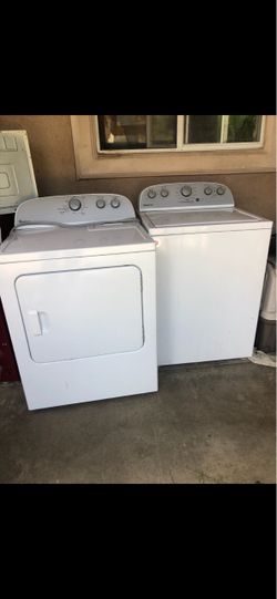 Whirlpool washer and dryer