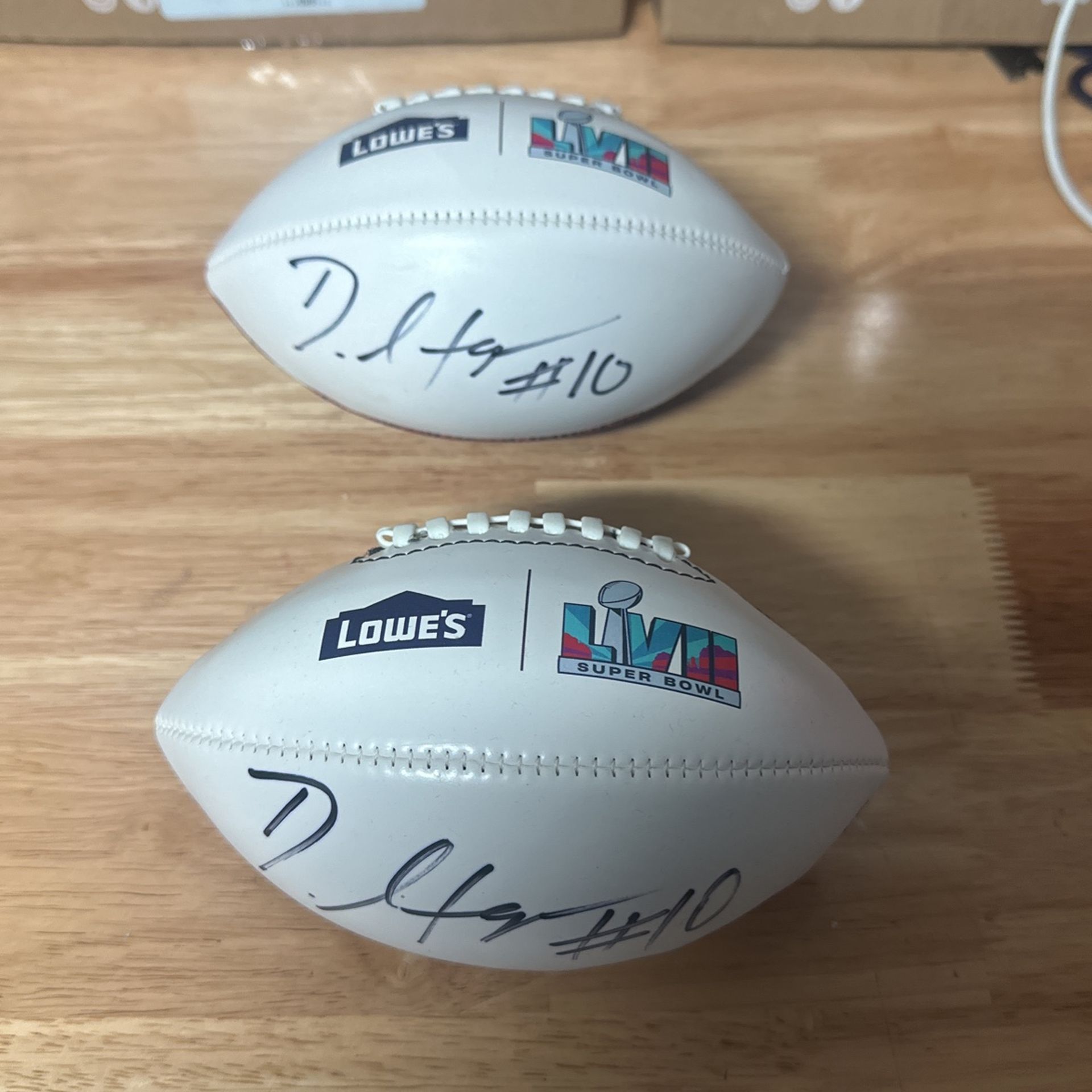 Deandre Hopkins Signed Football Super Bowl Item LVII for Sale in