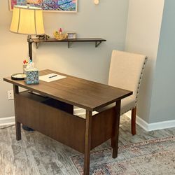 Stylish Home Office Furniture – Desk & Matching Chair Set