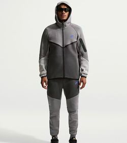 Nike Tech Fleece Pencil Point/Medium Ash/Sapphire Windrunner HV0949-018 Joggers HV0959-018 Medium