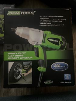 OEMTOOLS Impact Wrench Corded
