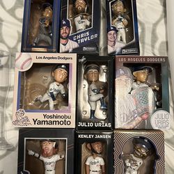 Dodgers Bobbleheads Lot