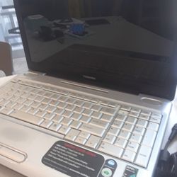 Toshiba Satellite 5050 Laptop With Windows And Charger. Ready To Use Immediately. 