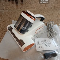 Bed Vacuum Cleaner Mattress VacuumCleaner, 8.5Kpa Powerful Handheld Vacuums with UV-C Light, 400W Powerful Mattress Vacuum with Heating and Ultrasonic