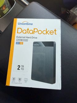 UnionSine 2TB Ultra Slim Portable External Hard Drive HDD-USB 3.0