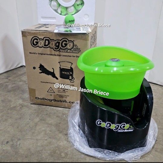GoDogGo Automatic Fetch Machine Launcher For Dog G4 (Junior)