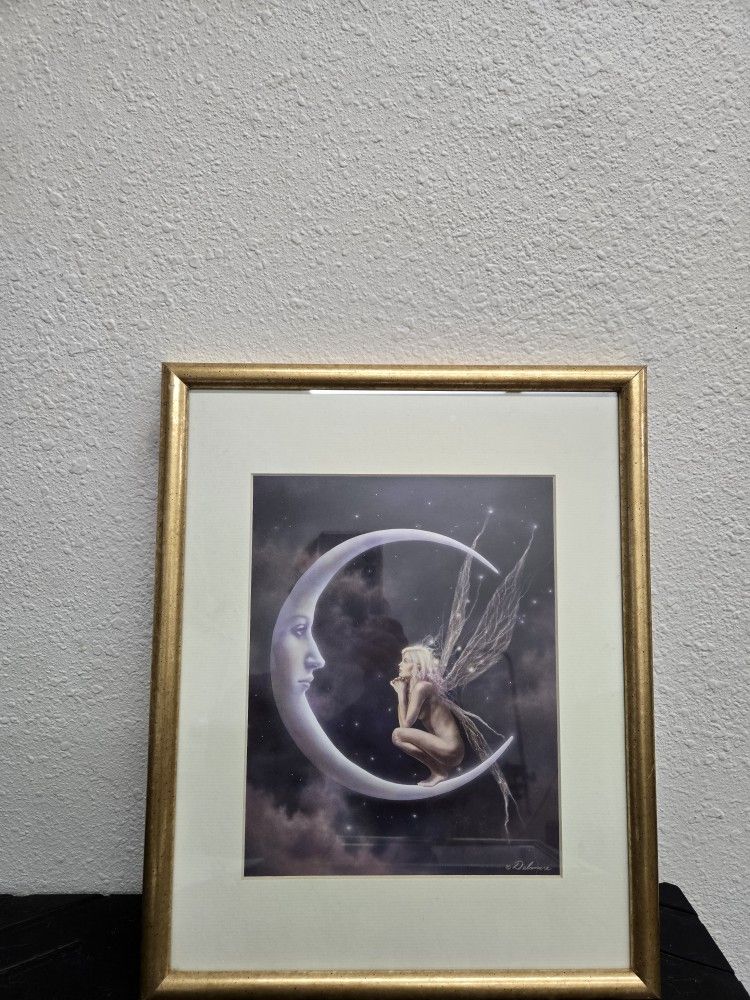 FAIRY MOON 🌙, Kristin, Green picture Frame