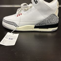 Jordan 3 White Cement 